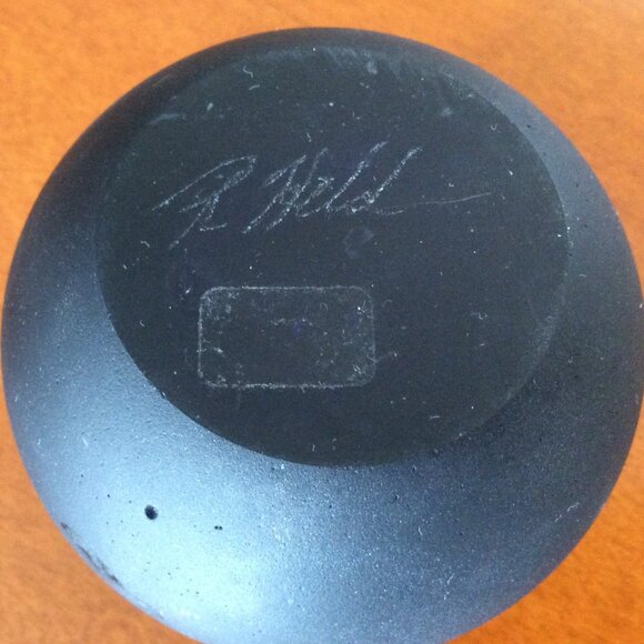 Vintage Robert Held Art Blown Glass Paperweight Iridescent Olympic Rings RARE - Picture 4 of 4